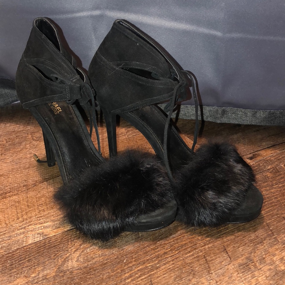 Michael Kors Remi and Suede Heels